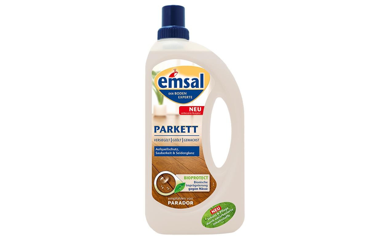 Bodenreiniger Parkettpflege 1 lParkettpflegemittel für glänzende Böden