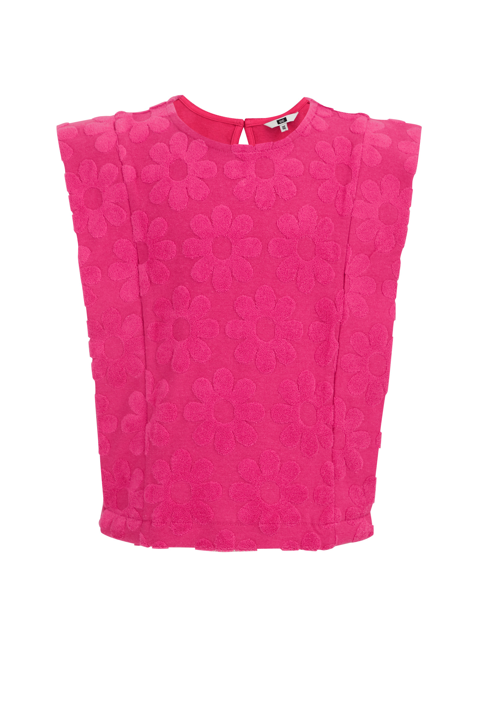 Meisjes T-shirt met dessim WE Fashion Roze