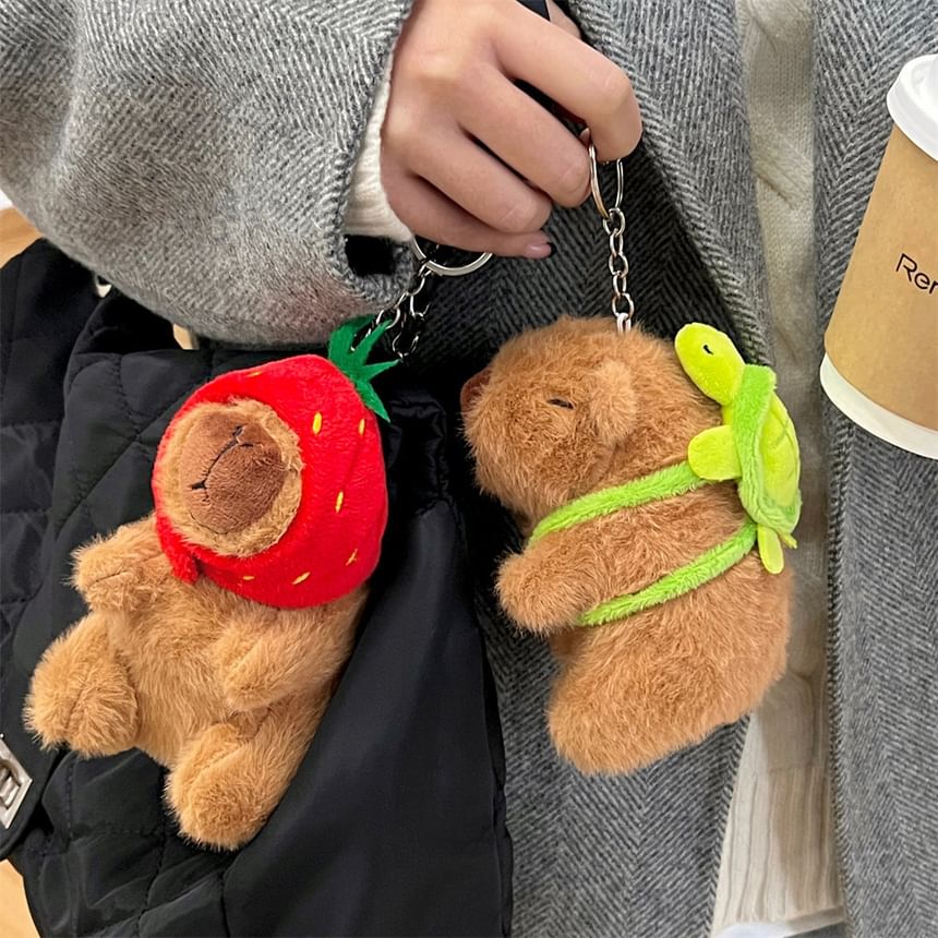 Chavipa - Capybara Chenille Bag Charm (Diverse ontwerpen)