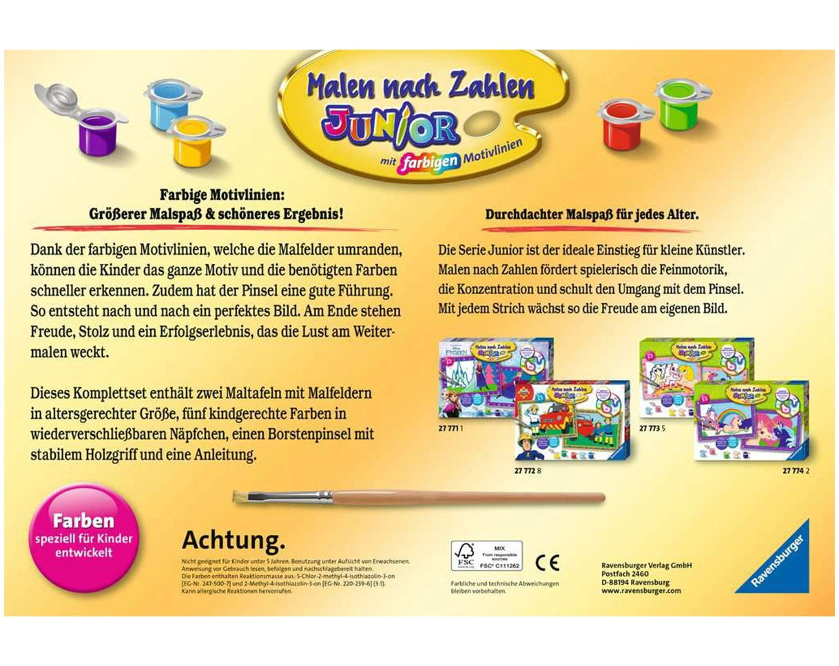 Malen nach Zahlen Junior - Jeder kann malen (Mal-Sets), Bildgröße: 22 x 32 cm: R