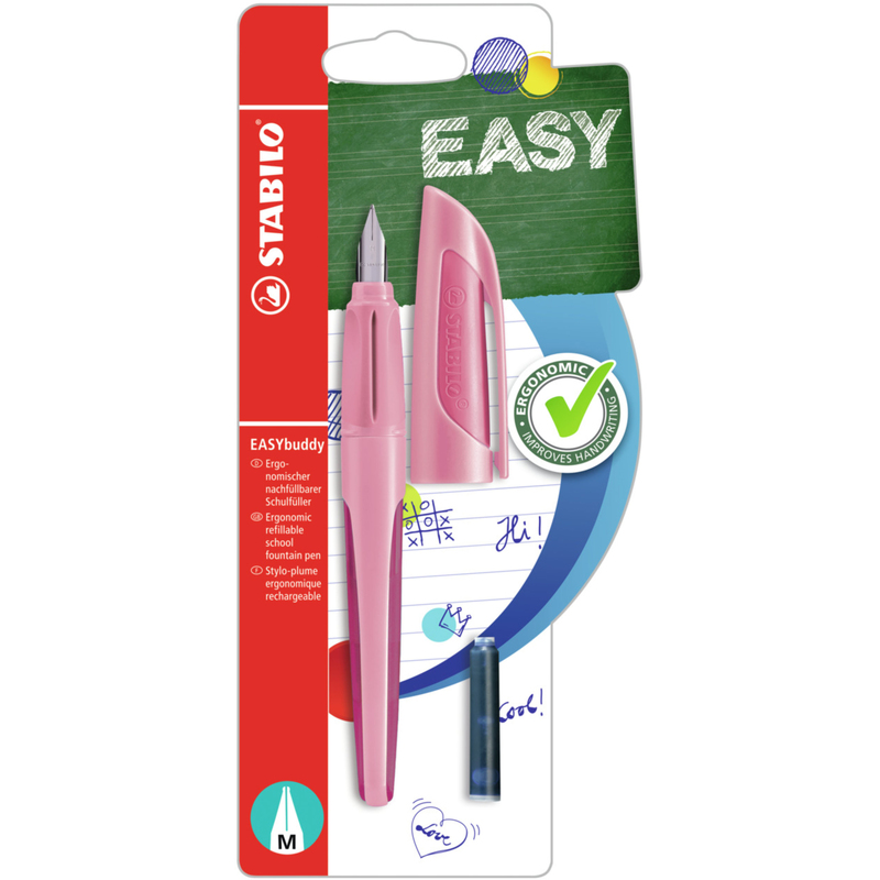 Stabilo Füllfederhalter EASYbuddy, M, pastell pink