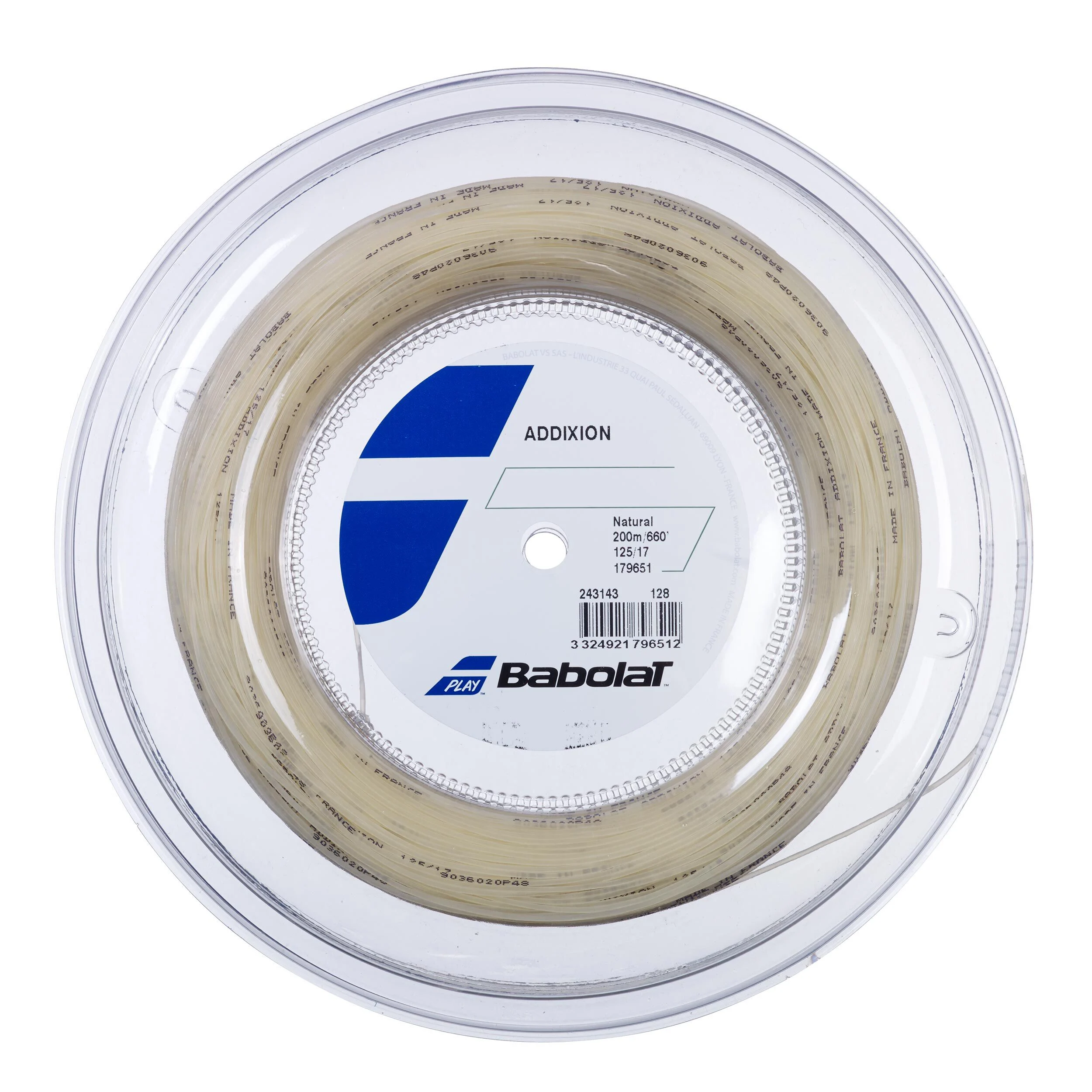 Babolat Addixion Bobine Cordage 200m - Écru