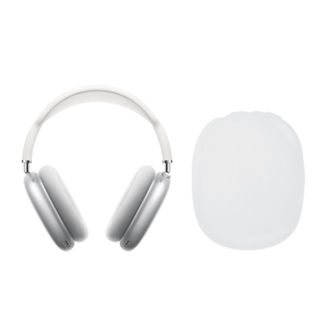 AirPods Max Silikon Hülle Schutz Abdeckung - Weiss