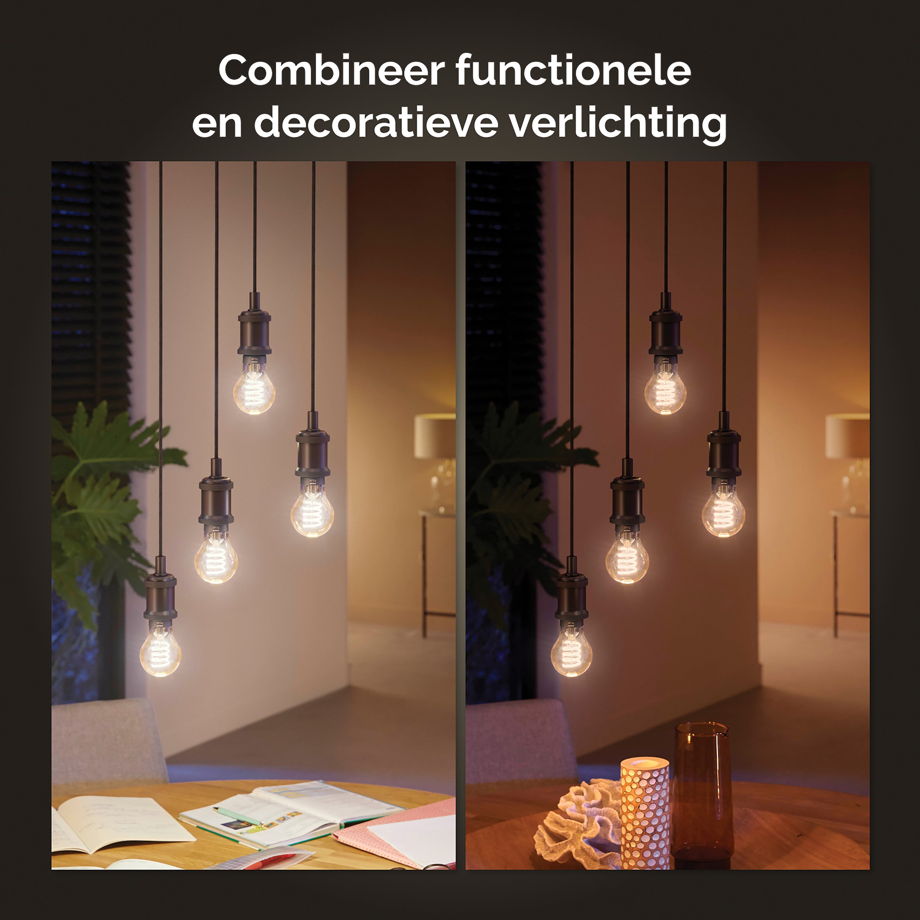 Philips Hue Filament Standaardlamp - E27 - Ã 6 cm