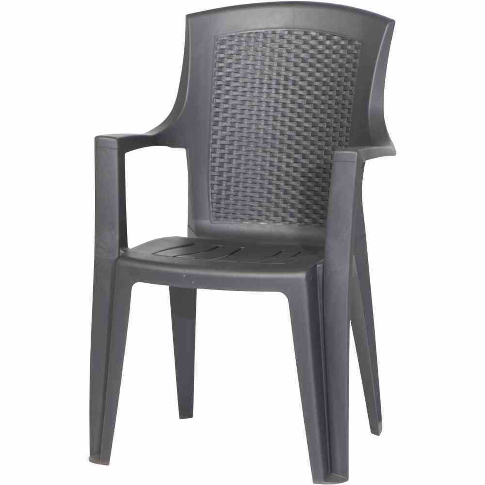 Stapelsessel EDEN - anthrazit - 89 cm hoch