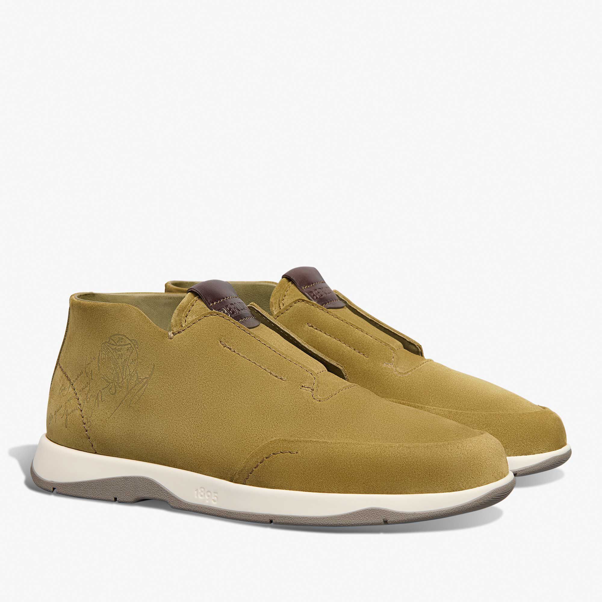 Slip On Échappee En Suède Scritto