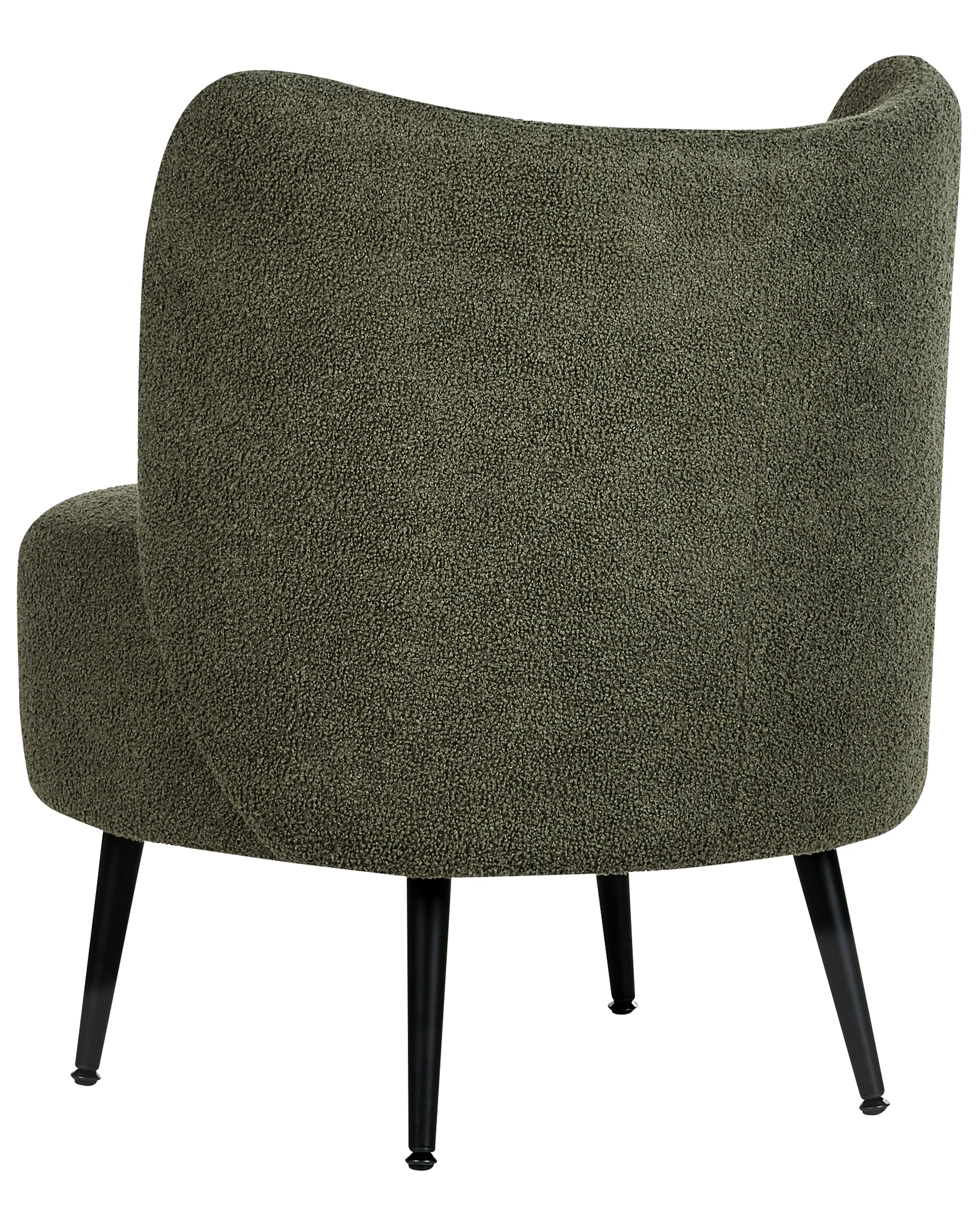 Fauteuil OTSBY Bouclé Donkergroen