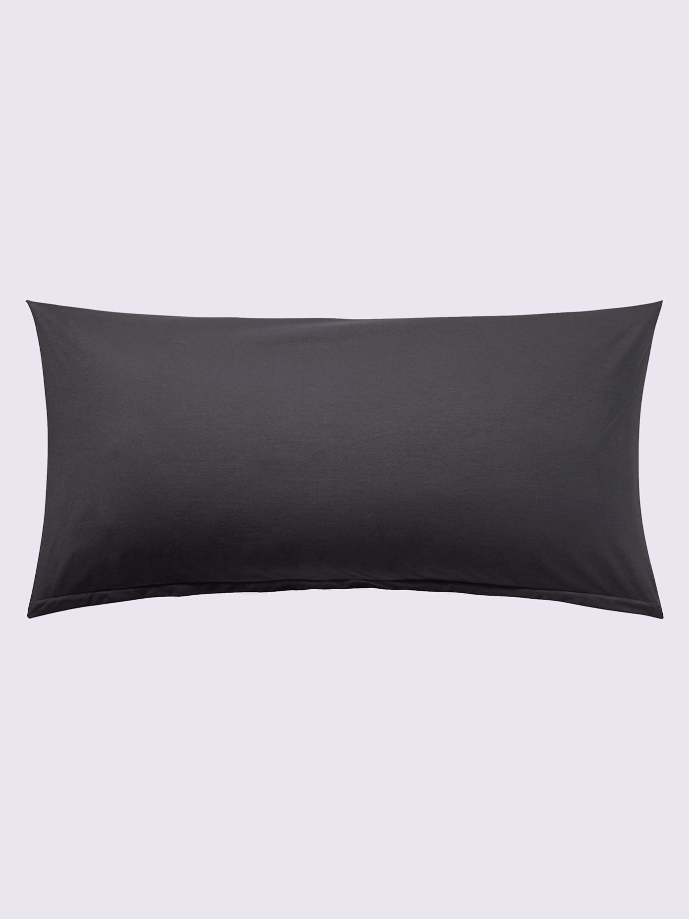Housses de coussin jersey fin maco à repassage superflu