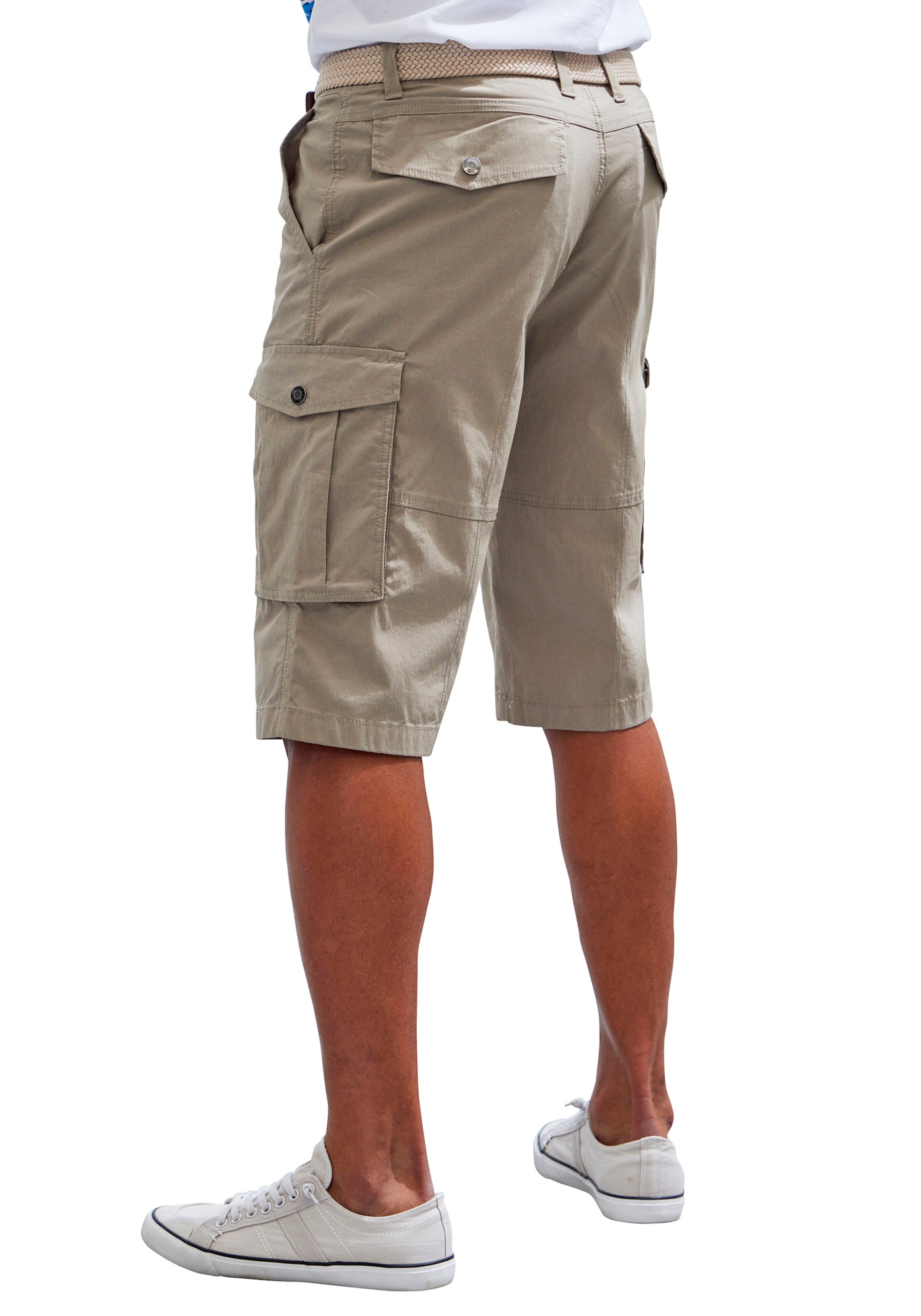 Cargobermudas in beige