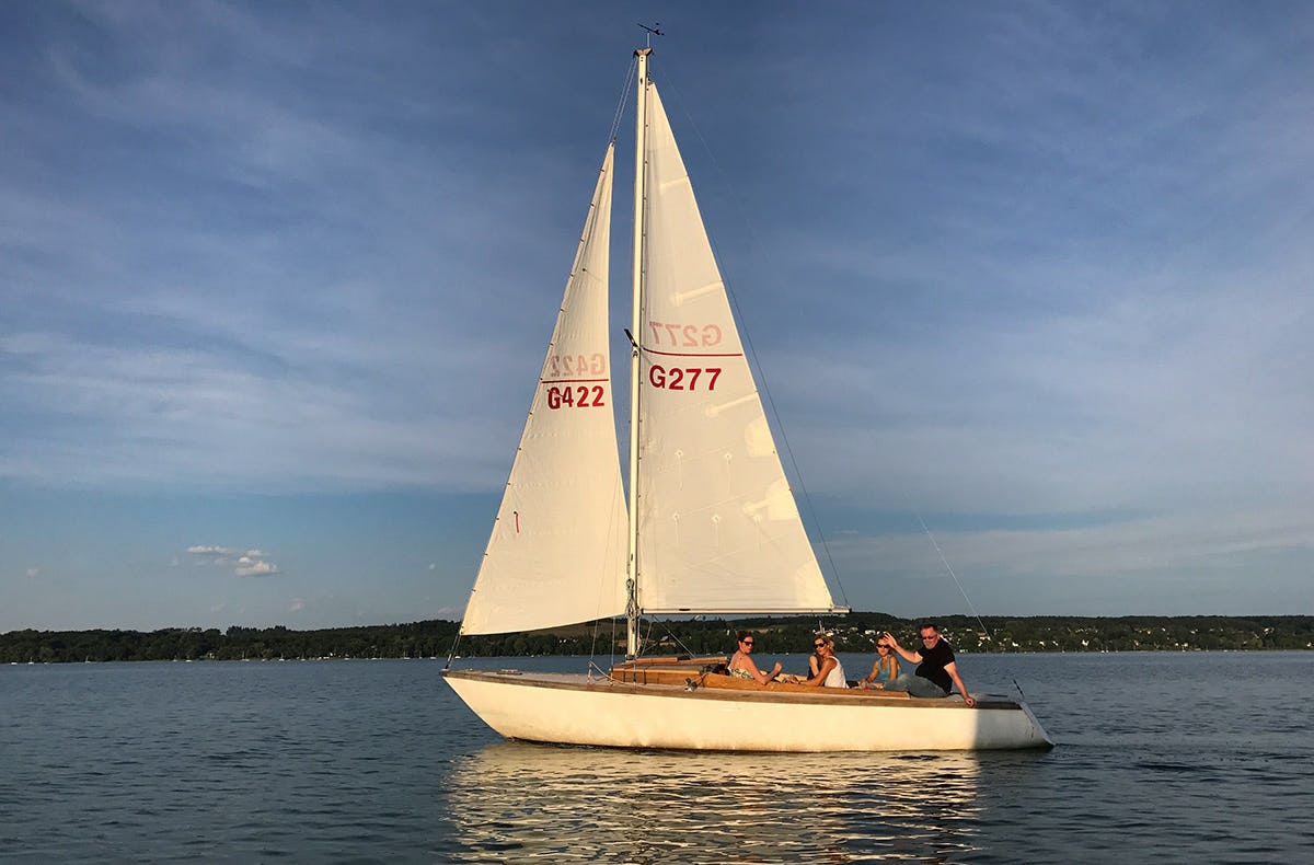 Sunset-Sailing am Ammersee - Romantik Pur