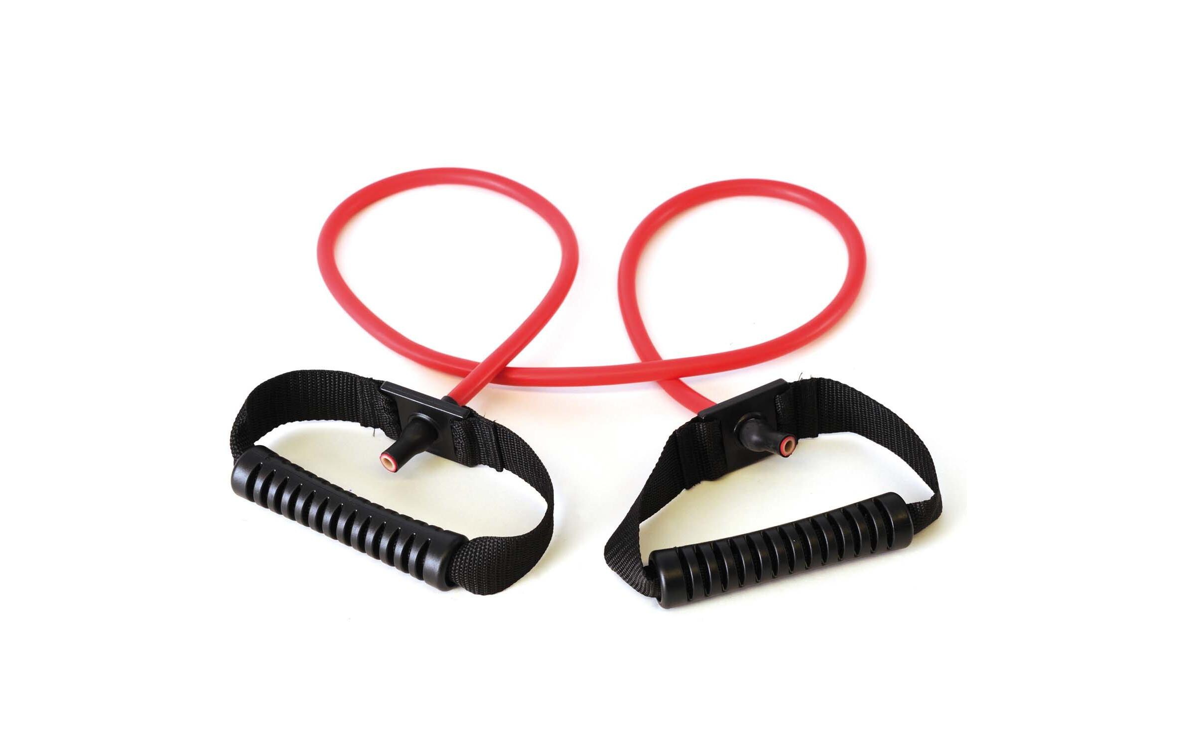 Fitnessband Fit-Tube 1.2 m rotFitnessband mit Griffen