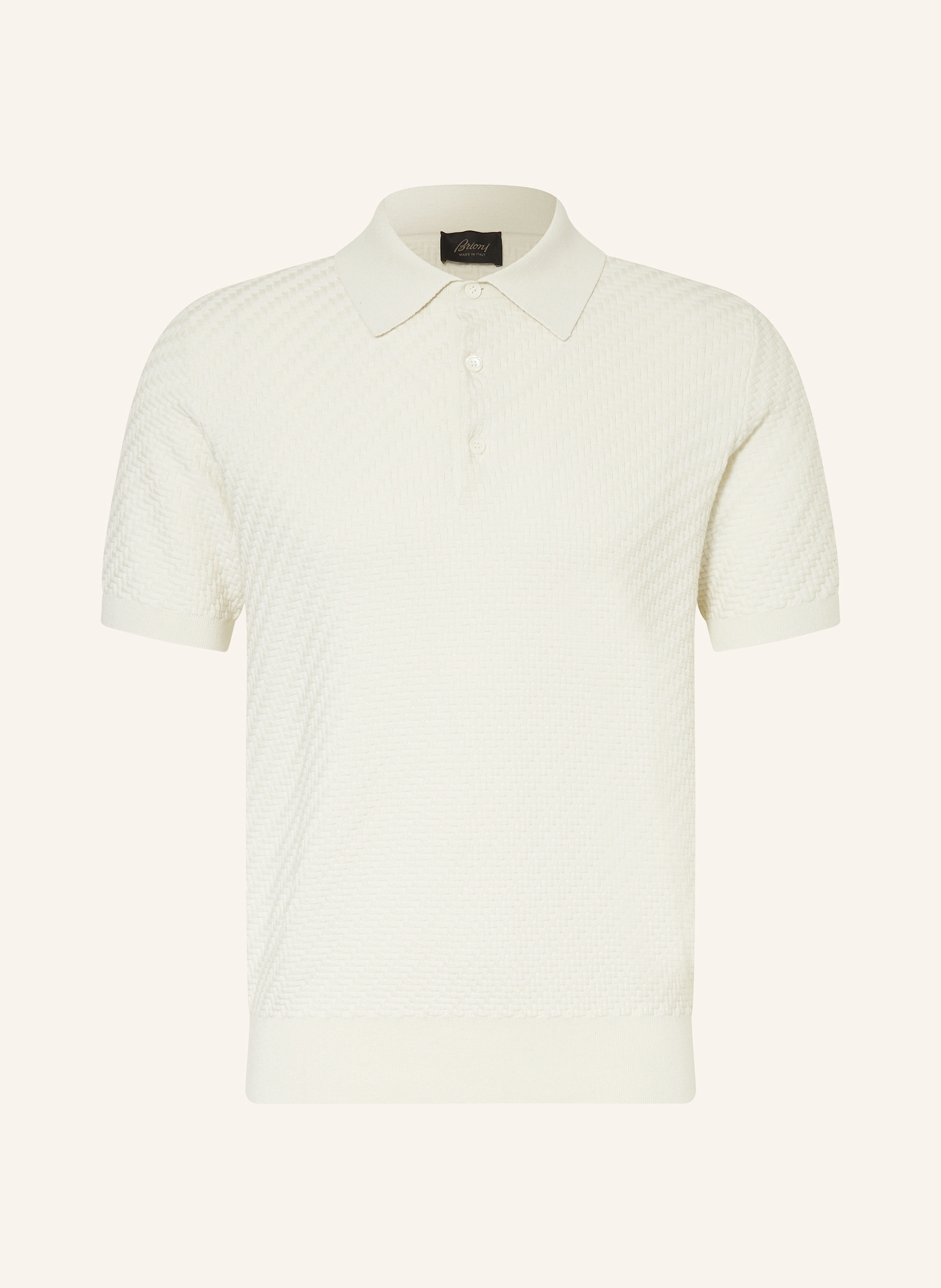 Brioni Poloshirt mit Seide