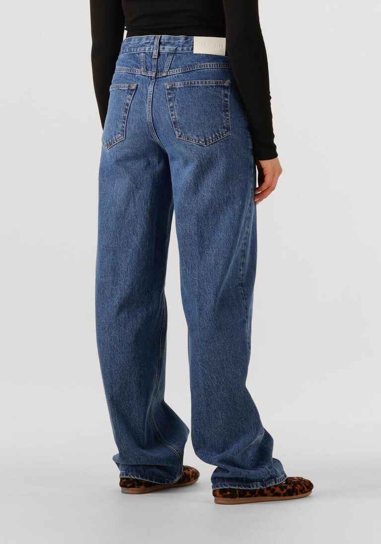 blauwe closed wide jeans nikka
