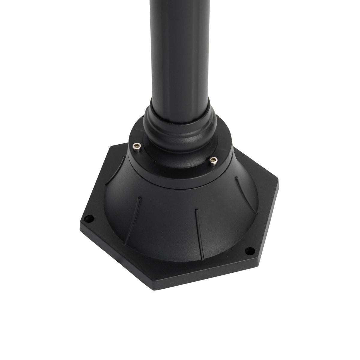 Klassieke buiten lantaarn zwart 235 cm 3-lichts IP44 - Berta