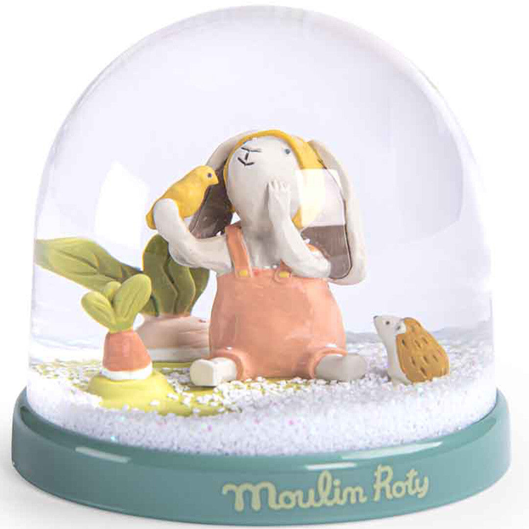 Moulin roty sneeuwbol konijntje