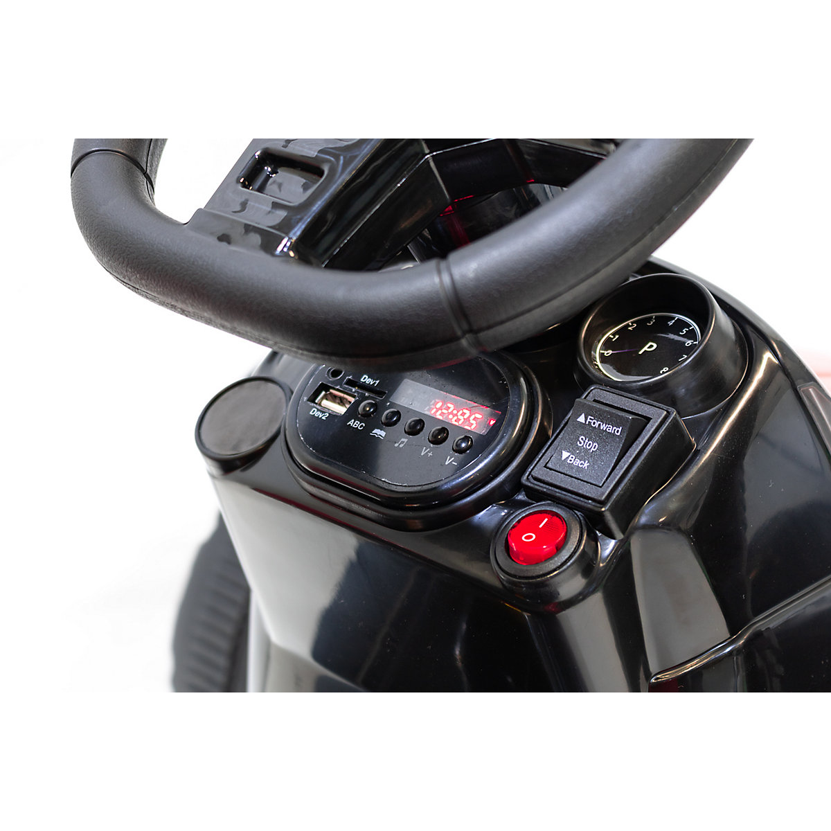 Kidcars Kinder Elektro Traktor 2X30W 12V 7Ah 2.4G RC inkl Anh&auml;nger gr&uuml;n