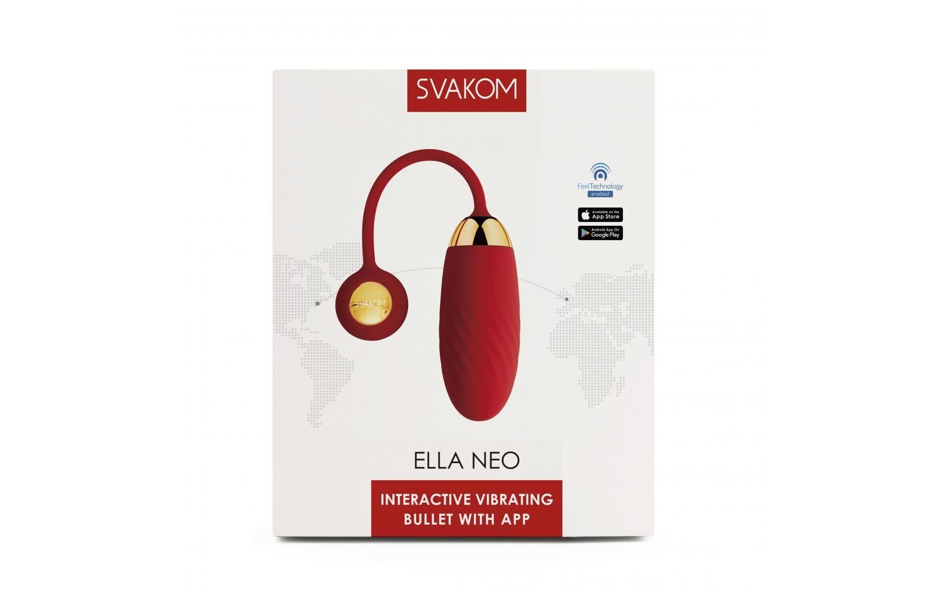 Vibro Ei Ella Neo RotHochwertiges Frauen-Sextoy aus der «Connexion Series»