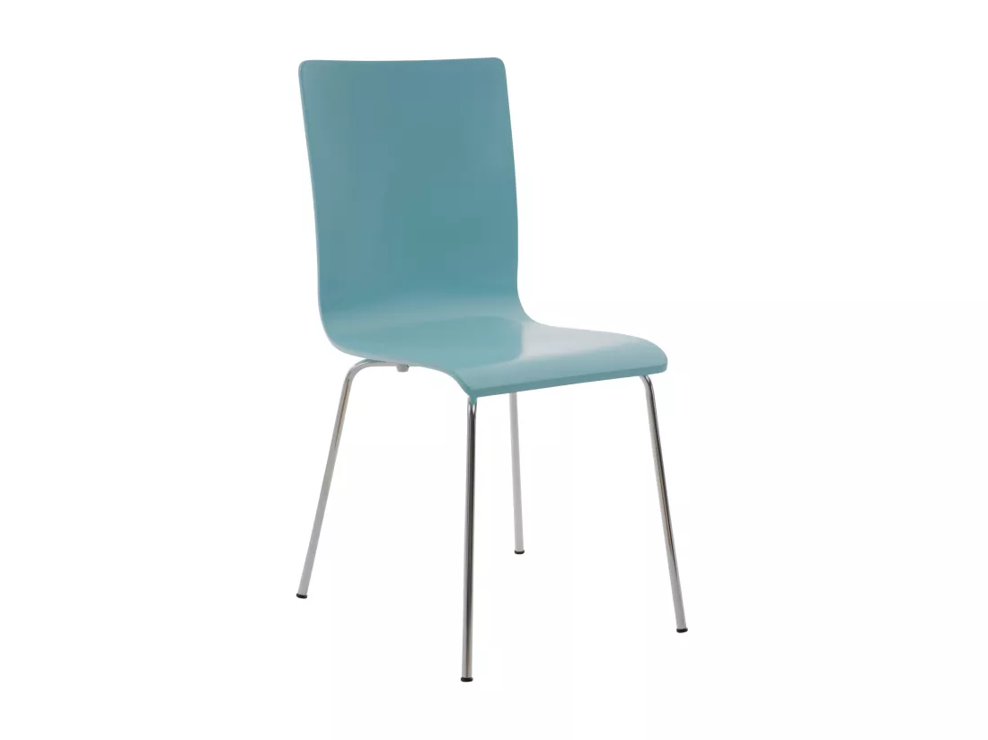 Chaise de conférence - Bois - Bleu clair - Pepe