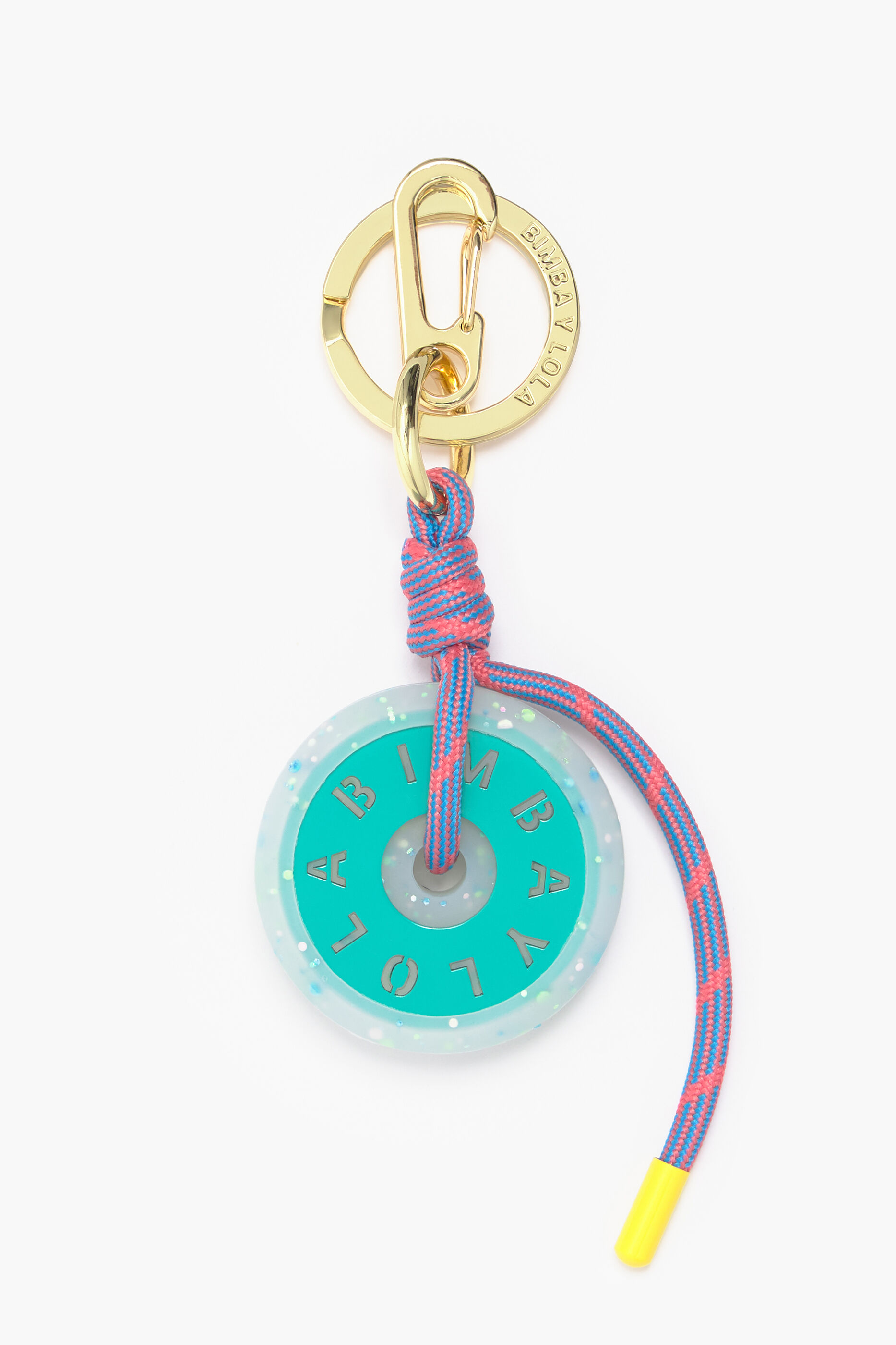 Chaveiro de silicone com logotipo turquesa