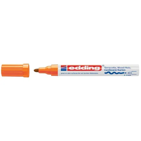 edding Deco Marker orange, Rundspitze, 2-4mm