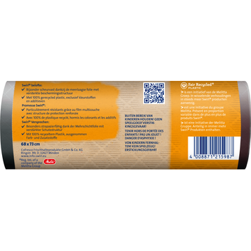 Swirl Vuilniszakken met Trekband Emboss 60 liter 10 stuks