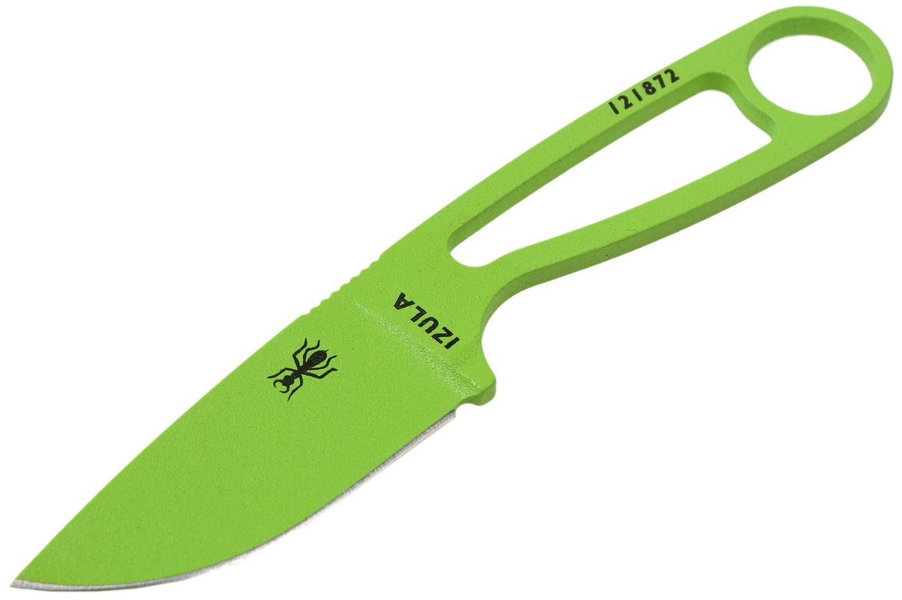 ESEE Izula Venom Green IZULA-VGKIT, survivalkit met schede en firesteel
