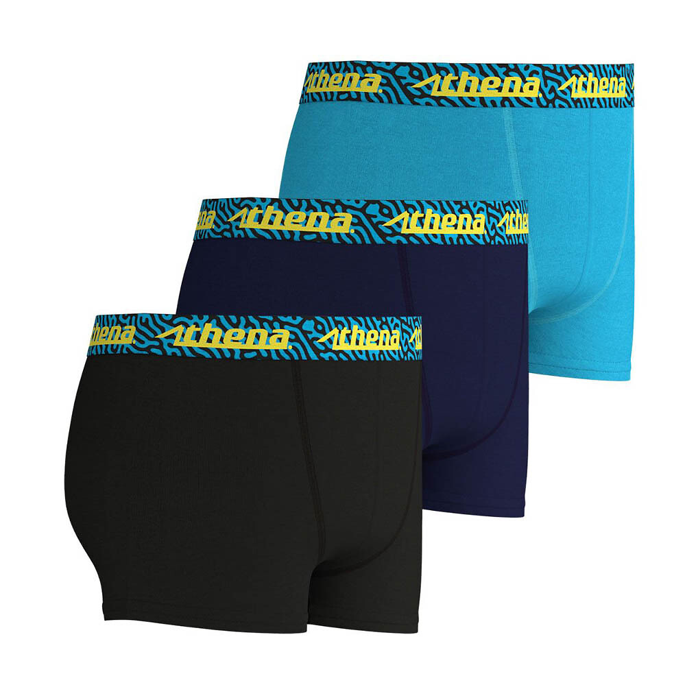 ATHENA<br>Conjunto de 3 cuecas boxer FÁCIL E DIVERTIDO
