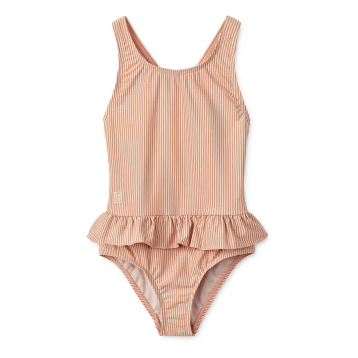 Liewood Maillot 1 Pièce Amara Rayé | Abricot