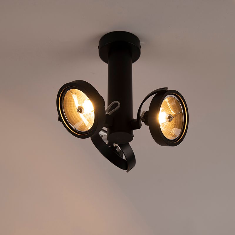 Design spot verstelbaar 3-lichts incl. G9 zwart - Goes