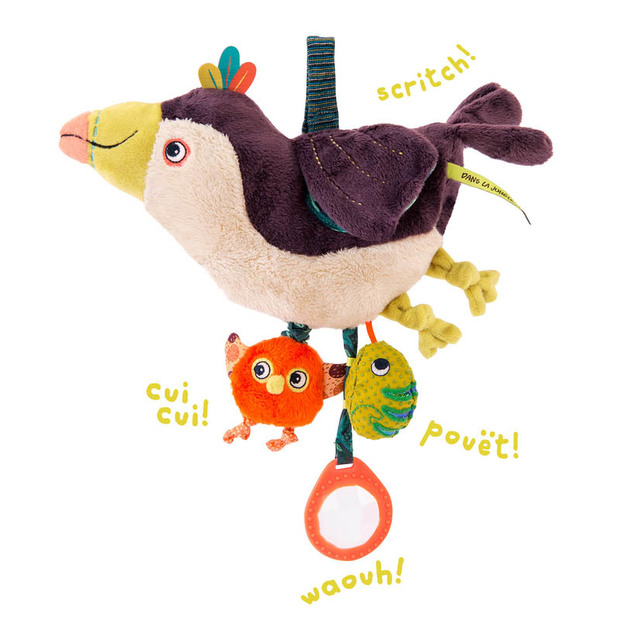 Toucan Pakou d'activités à suspendre Dans la Jungle - MOULIN ROTY
