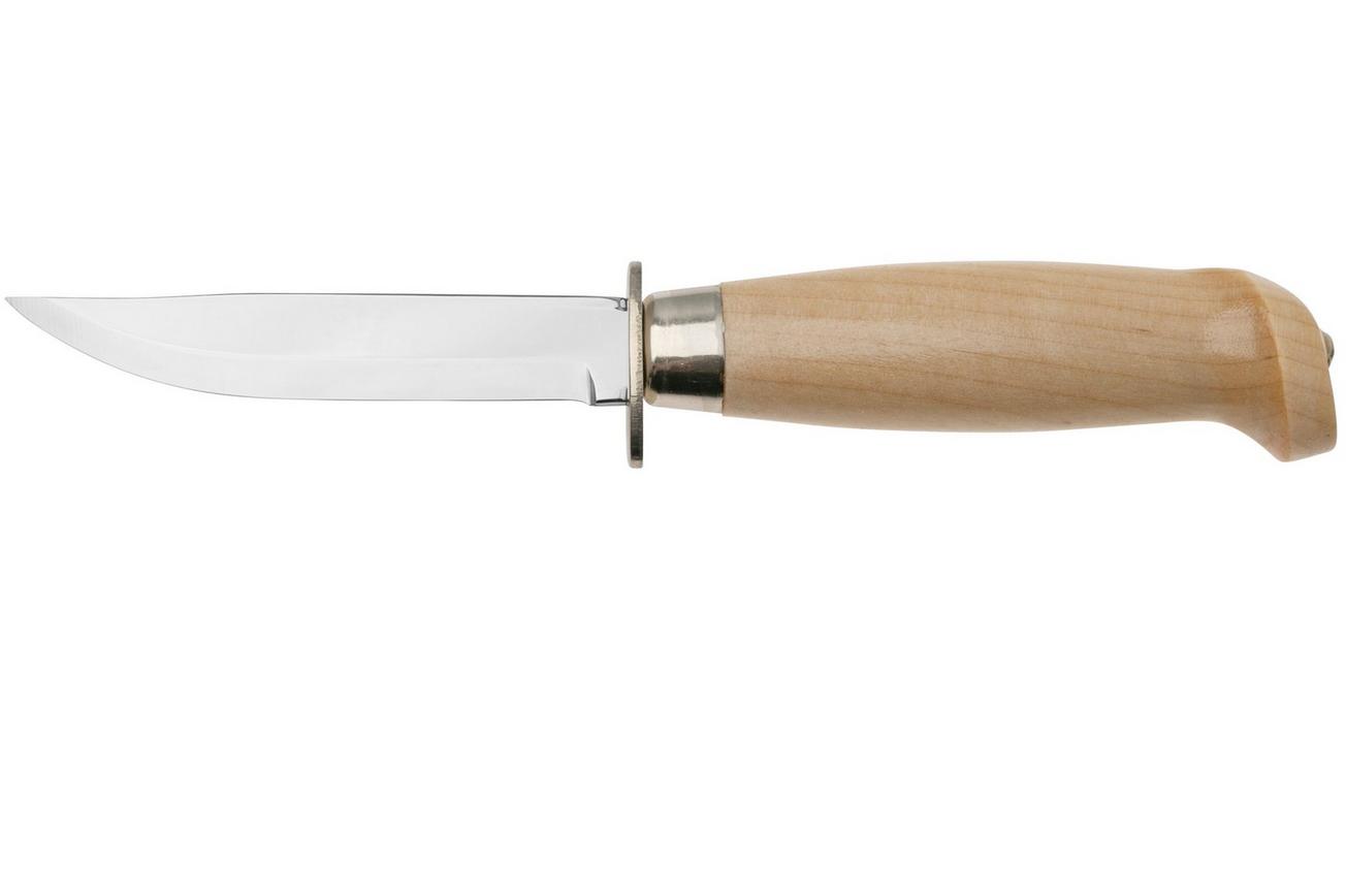 Marttiini Scout's Knife, 508010, Stainless, Curly Birch, outdoormes
