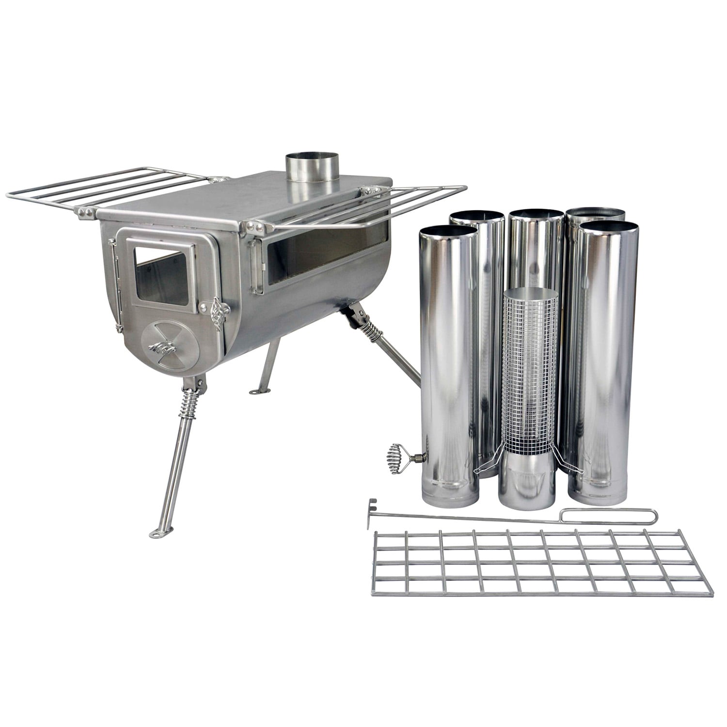 Winnerwell Woodlander Double View XL<br>Høy effekt og varme for selv de største teltene!