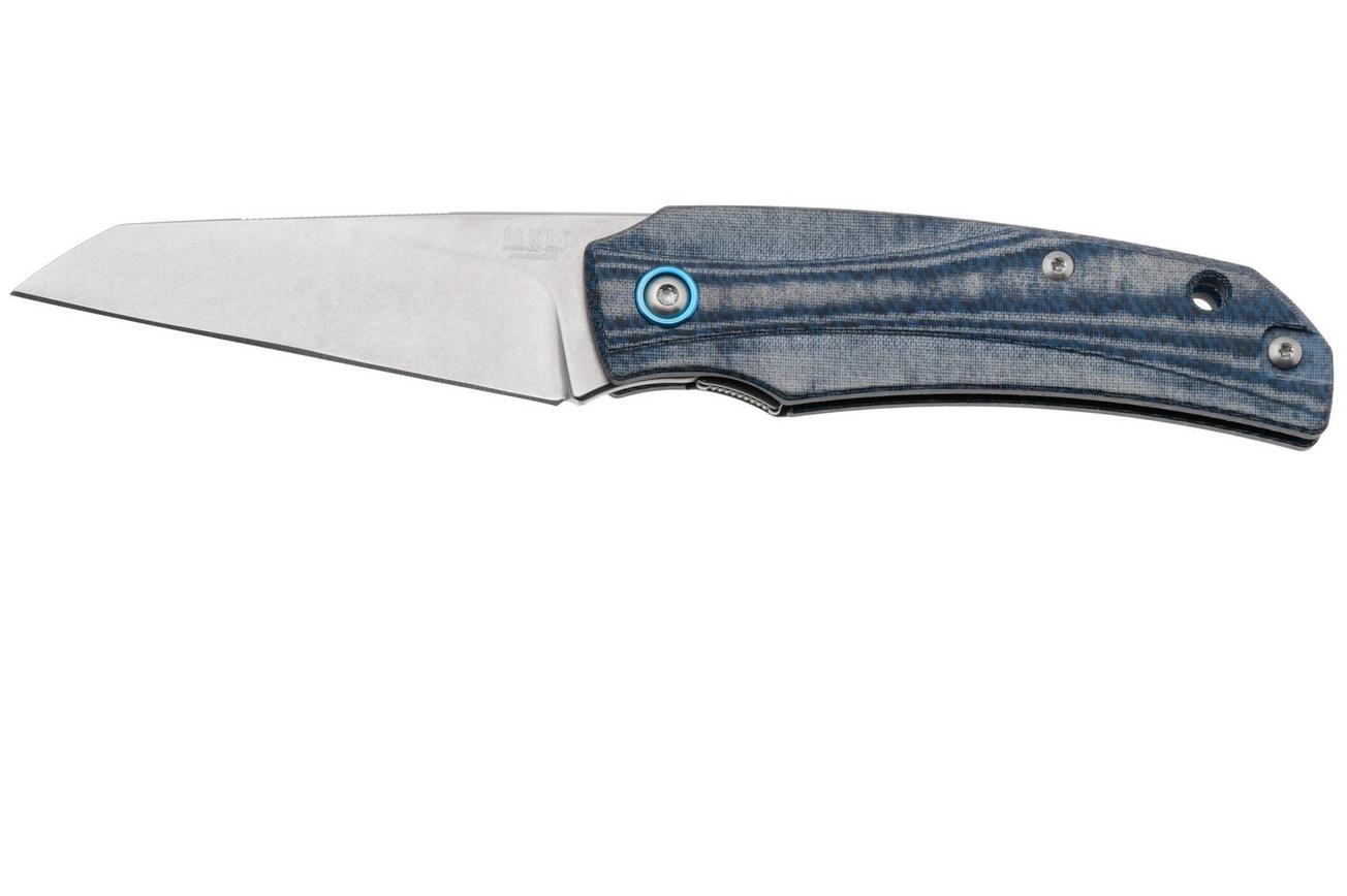 MKM Ice MK IC-DC Stonewashed Magnacut, Demim Micarta, zakmes, Tommaso Rumici en Denis Simonutti design