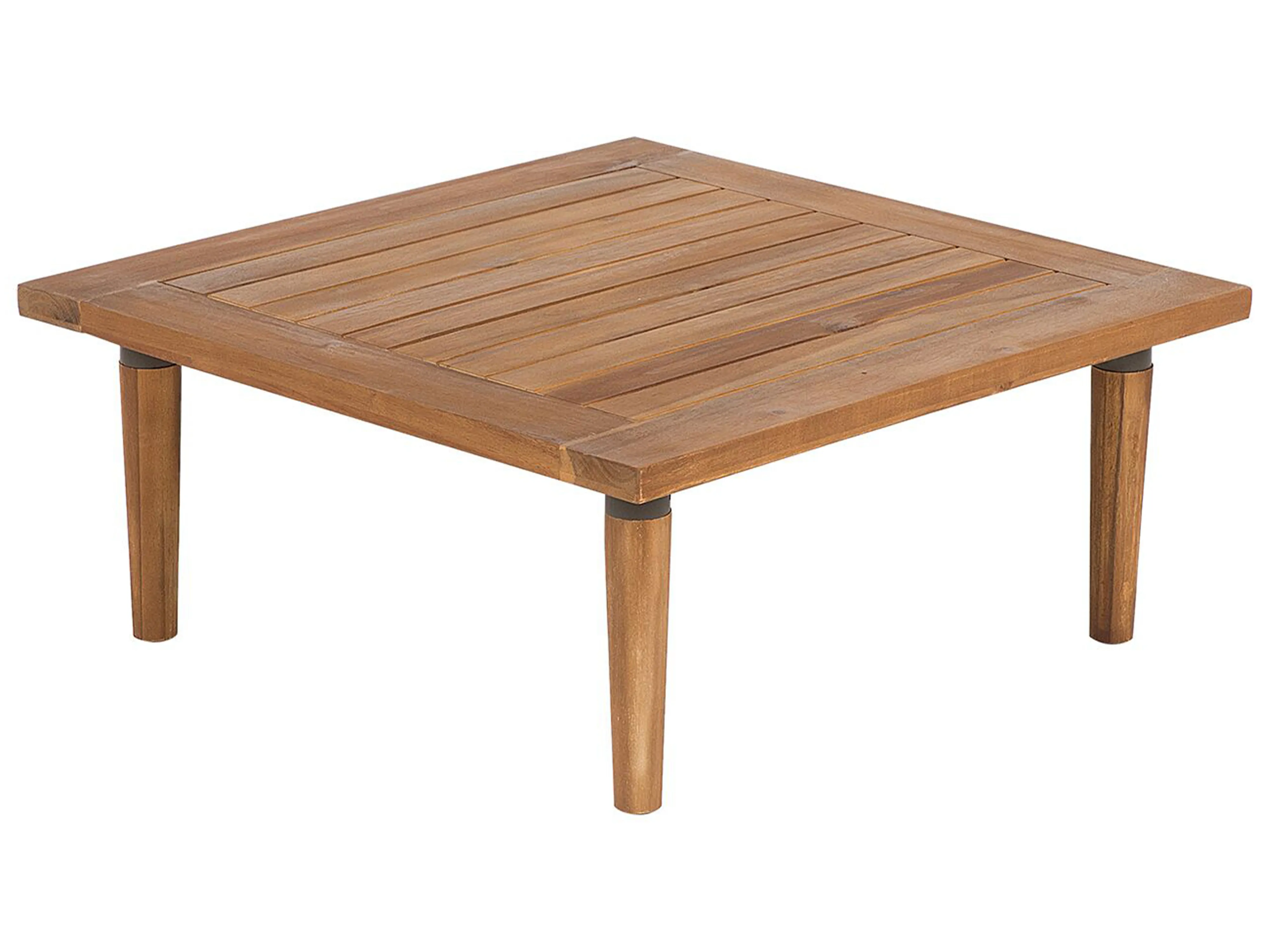 Loungeset met tafel 4-zits FRASCATI modulair Gecertificeerd acaciahout Lichtgrijs