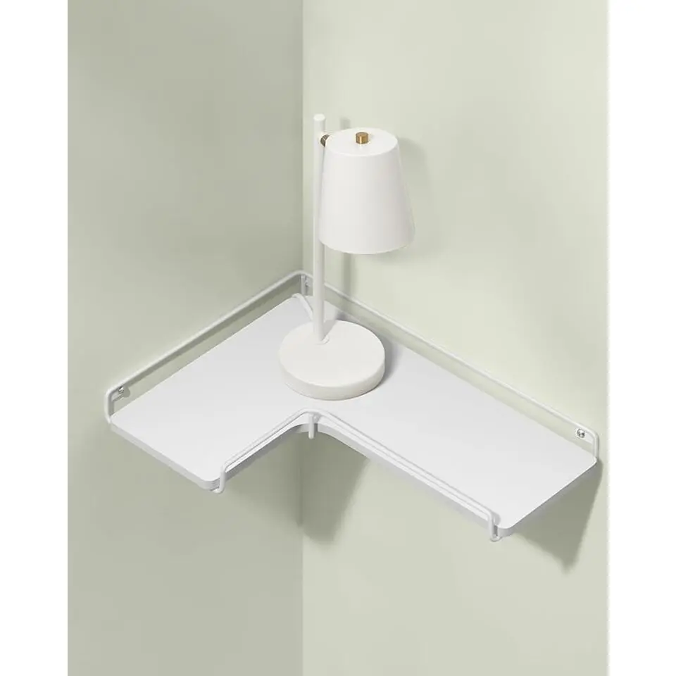 Parya Home zwevende planken, set van 2, L-vormige hoekplanken