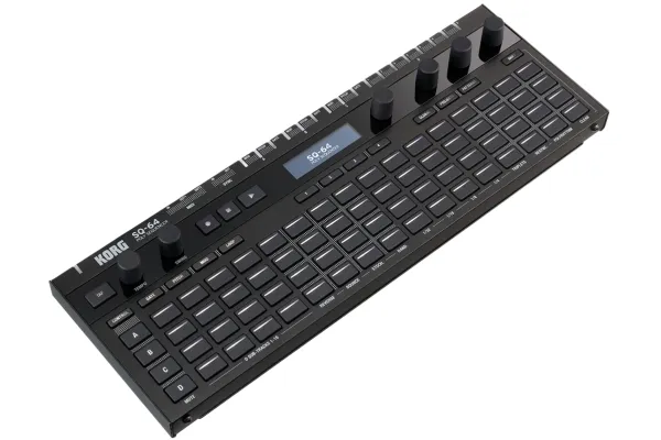 Korg SQ-64, 30 - 300 bpm or slag i minuttet, MIDI, LCD, DC, 9 V, 341 mm