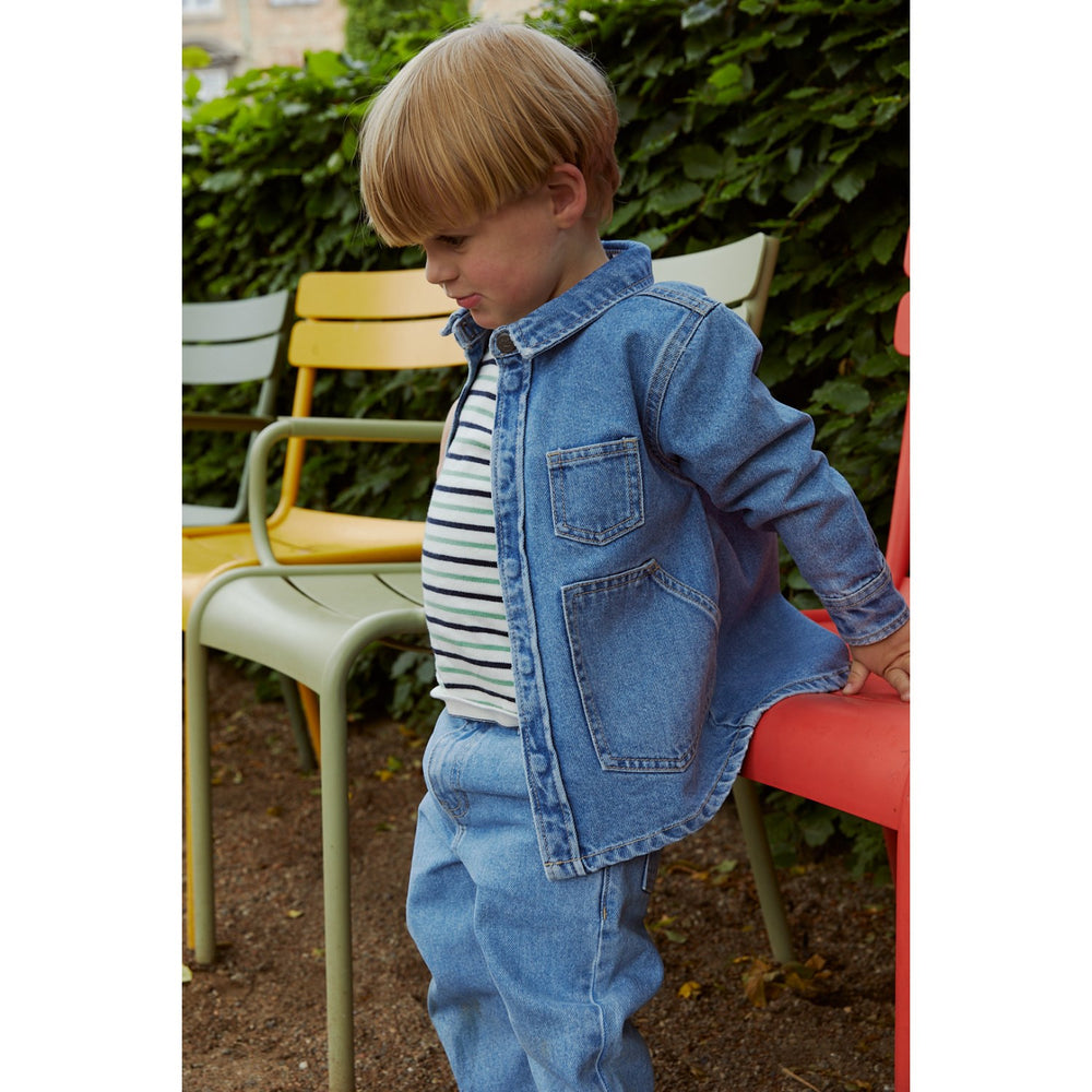Køb COPENHAGEN COLORS Lt Blue Indigo Washed Organic Junior Jeans, Reugular Fit