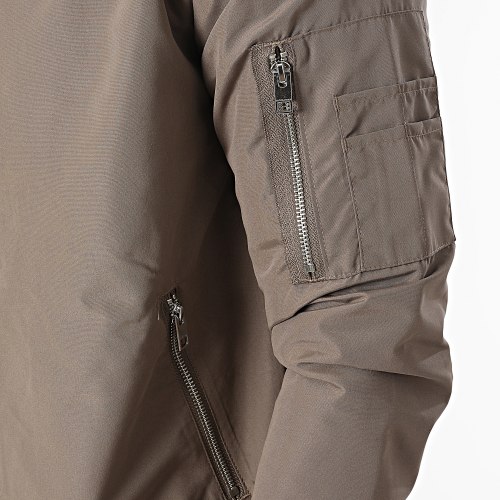 Veste Zippée Rush Bomber Marron