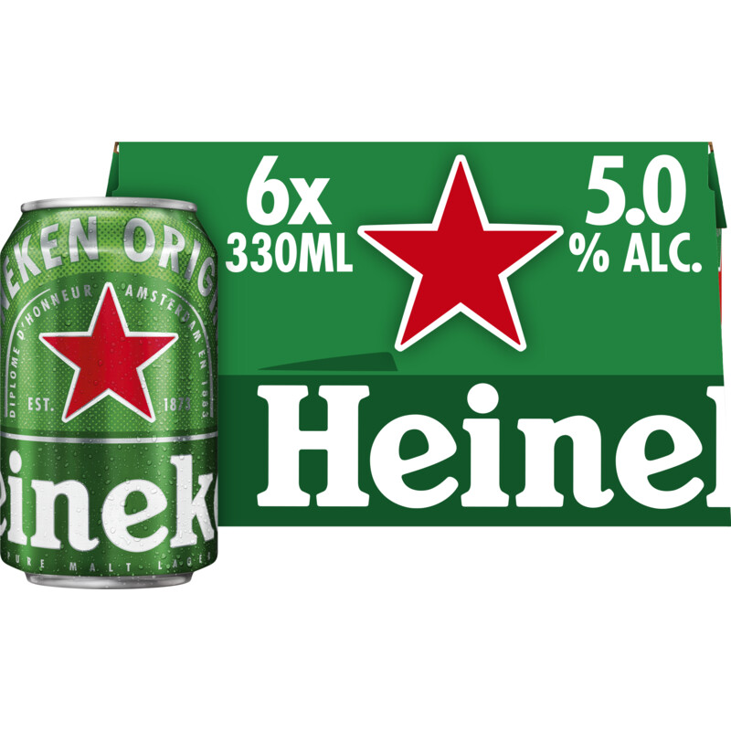 Heineken Premium pilsener 6-pack