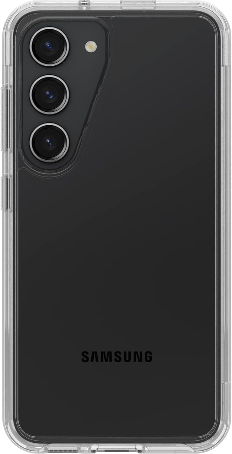 Samsung Galaxy S23 5G Antimikrobielle Schutz Hülle Symmetry Series Recycelter Kunststoff (77-91215) - Transparent