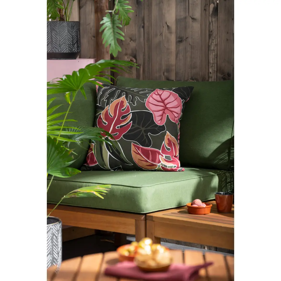Loungekussen Brest rug/zij - donkergroen - 73x43 cm