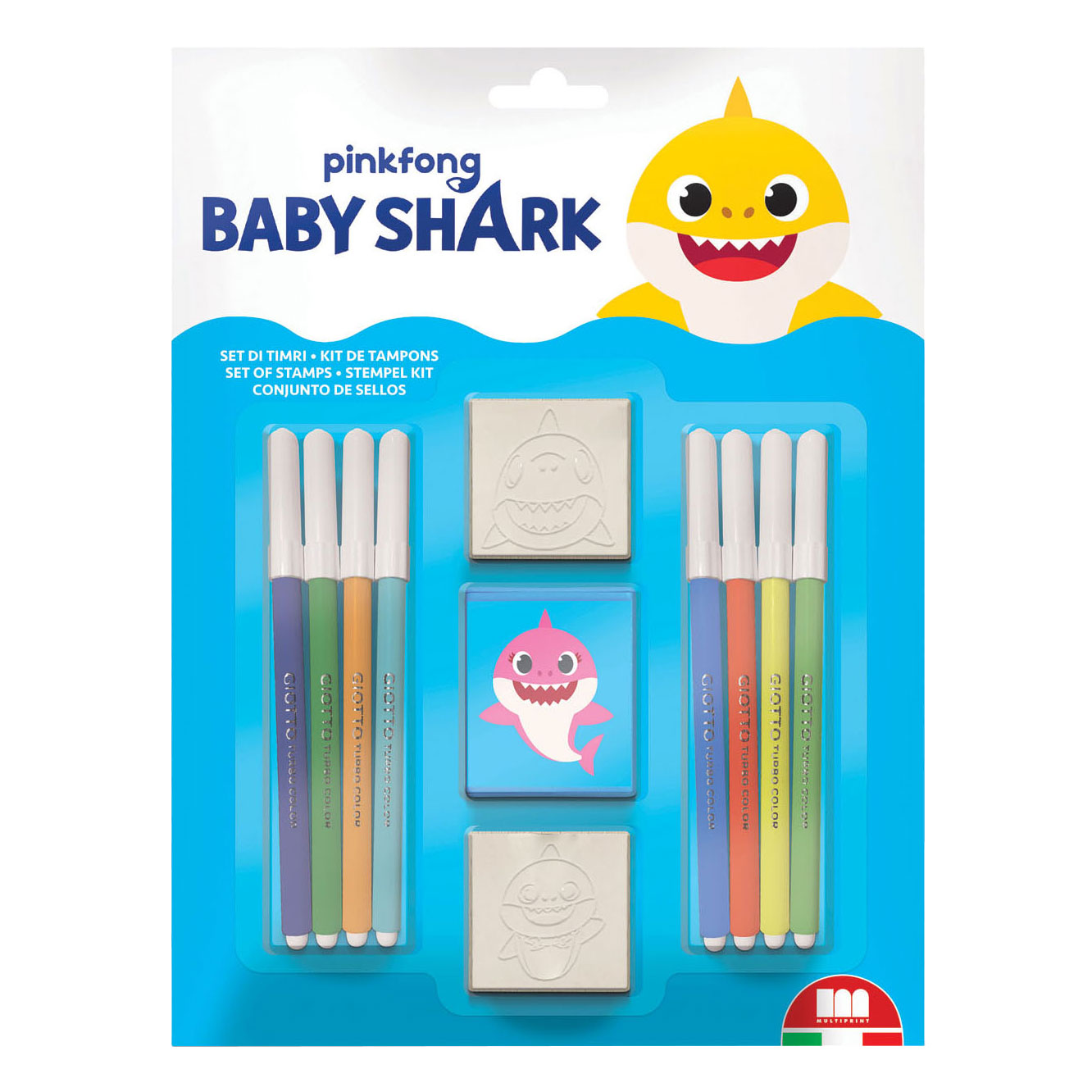 Baby Shark Stempelset. 11dlg.