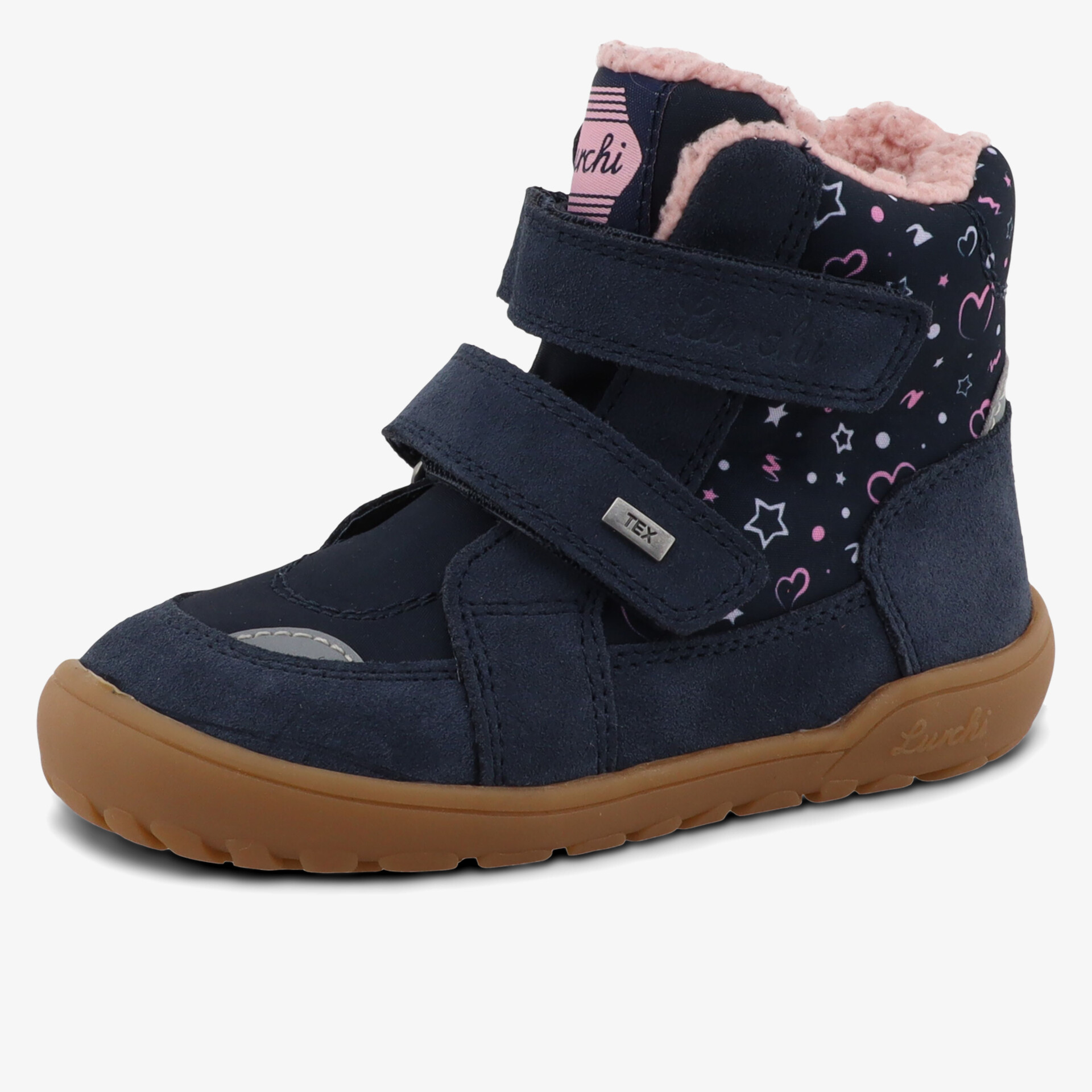 Lurchi Kinder Klettstiefel blau