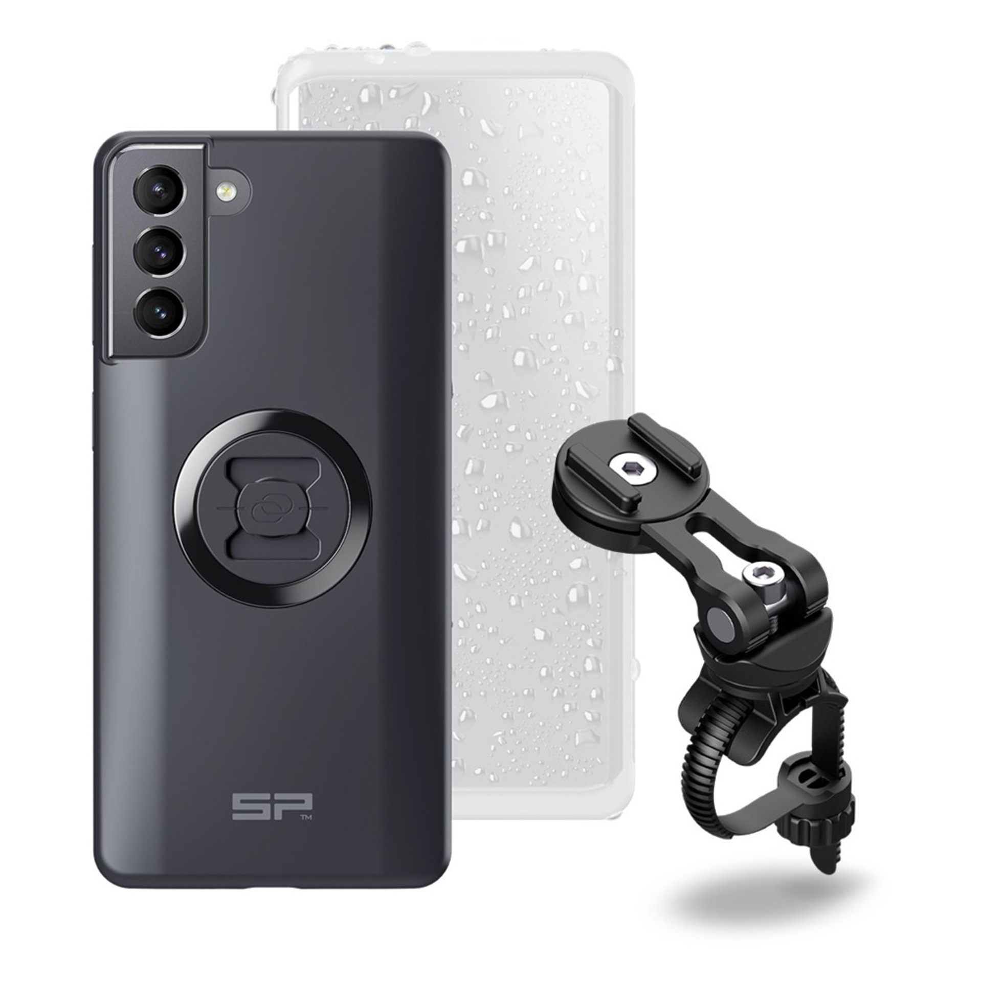 SP Connect Smartphone Bike Bundle II Stuurhouderset Samsung S21 Zwart
