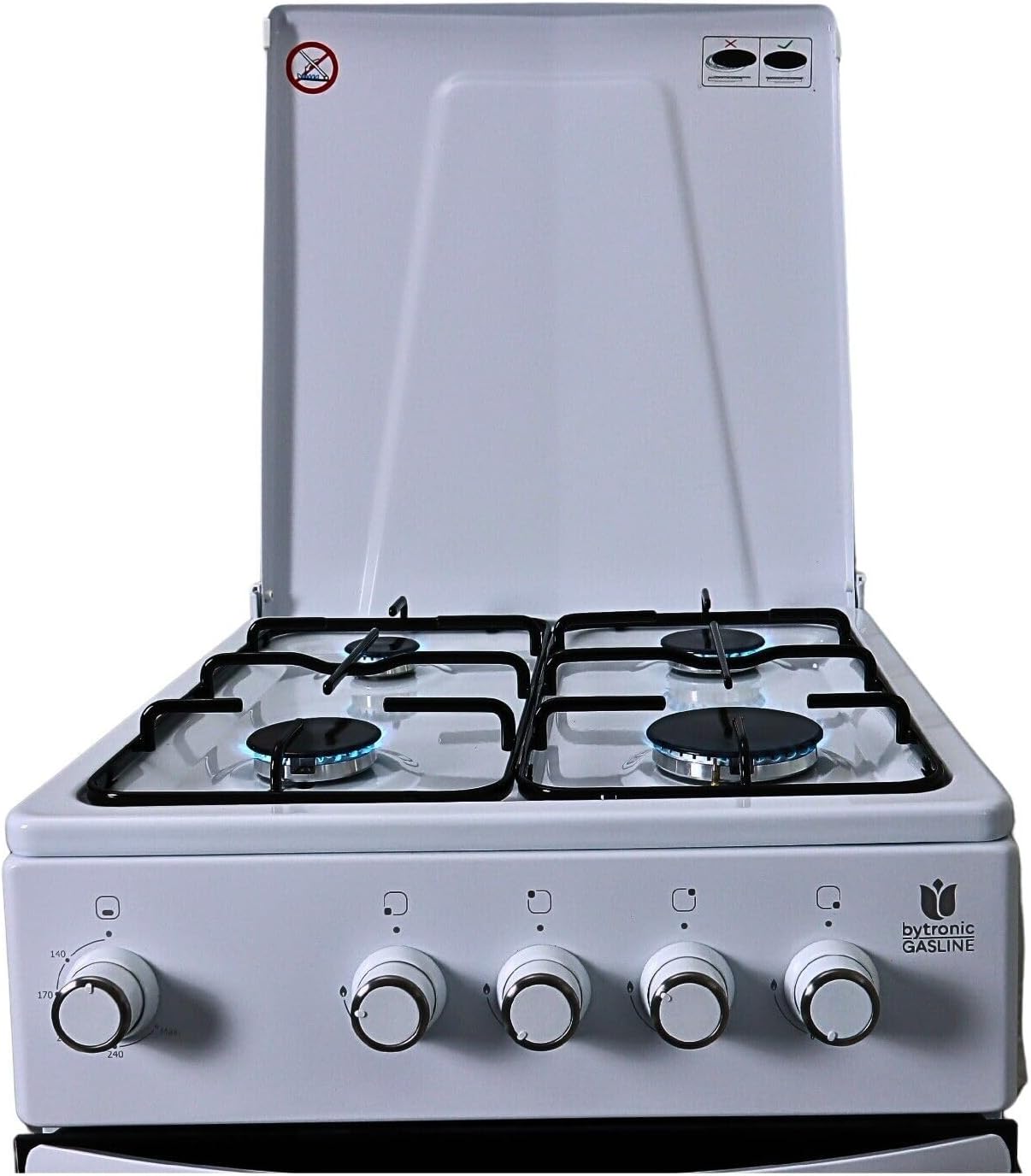 Gasline Gas Standherd 50cm Gasbackofen SHGG5050THT MIT Thermostat