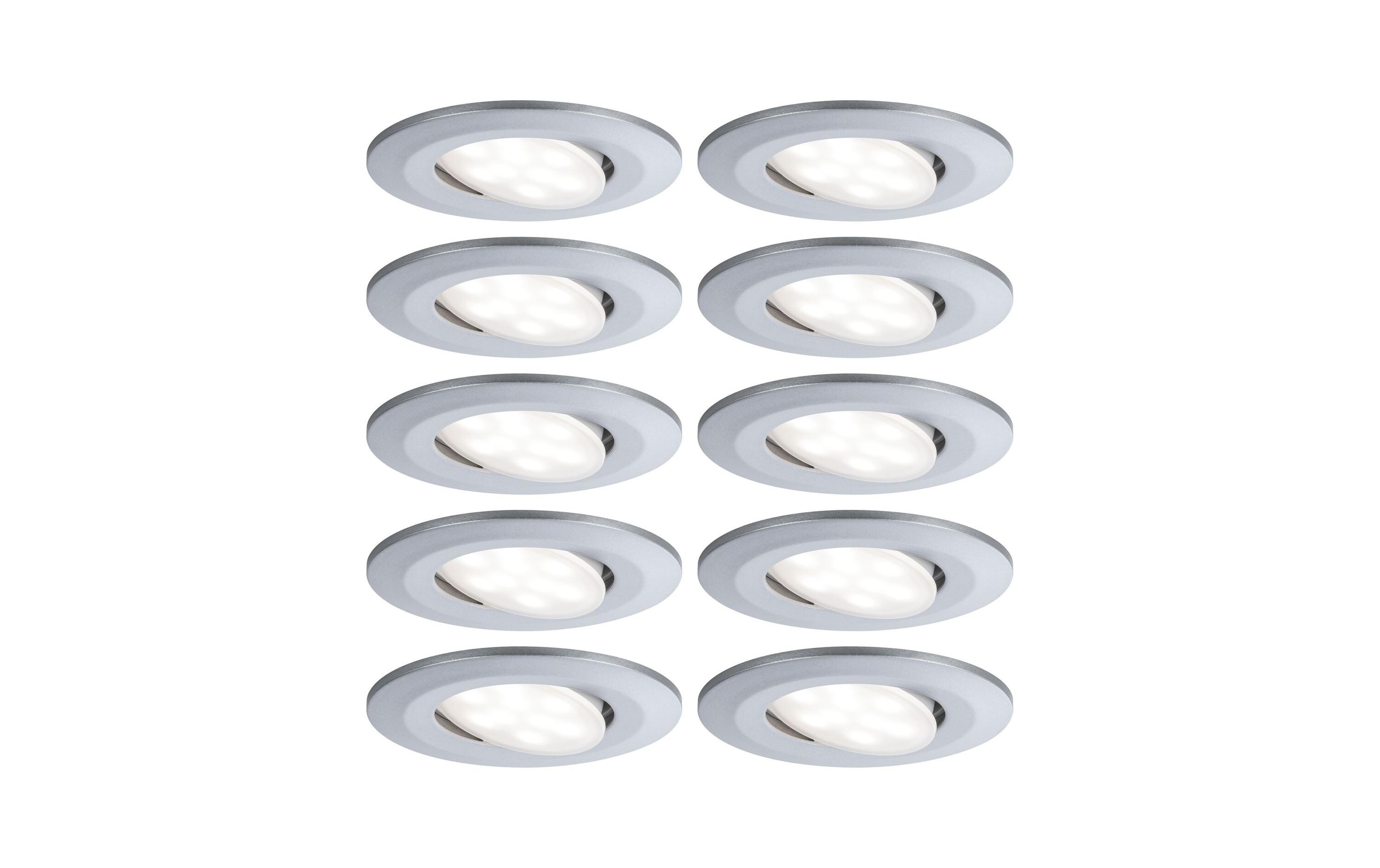 Einbauspot LED Calla Basisset, 10 x 6W, 4000K, Chrom<br>Spotleuchte zur Deckenmontage