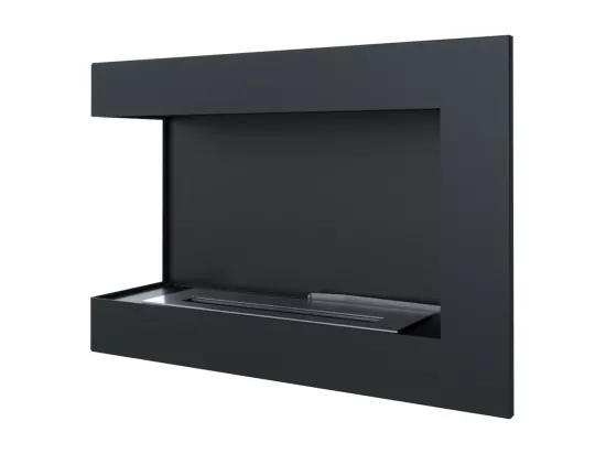 Cheminée bio-éthanol delta d'angle gauche 70 cm