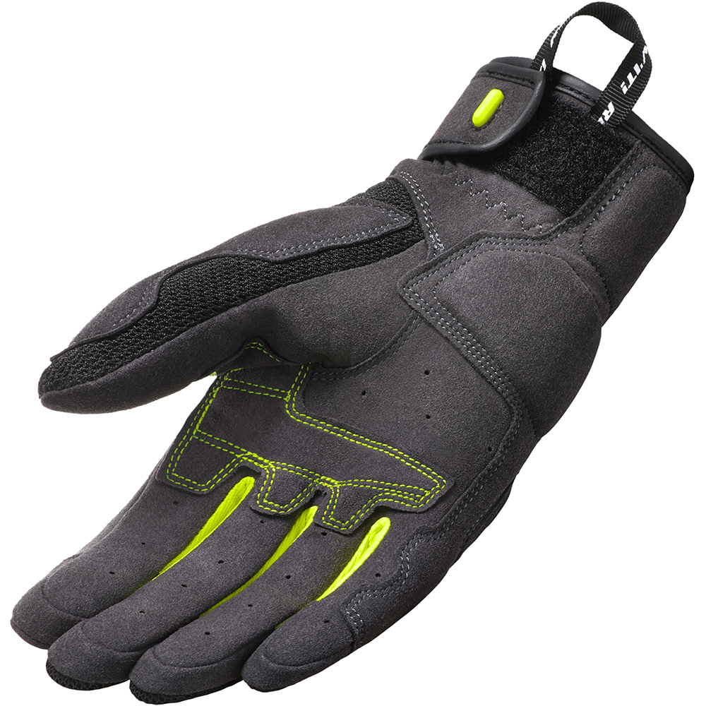 Rev'it - Gants femme Volcano Ladies Noir / Jaune fluo
