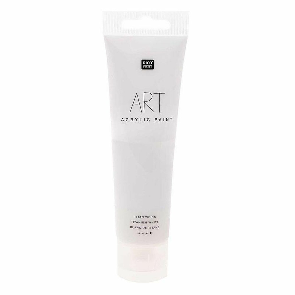 Peinture acrylique - blanc de titane - 200 ml