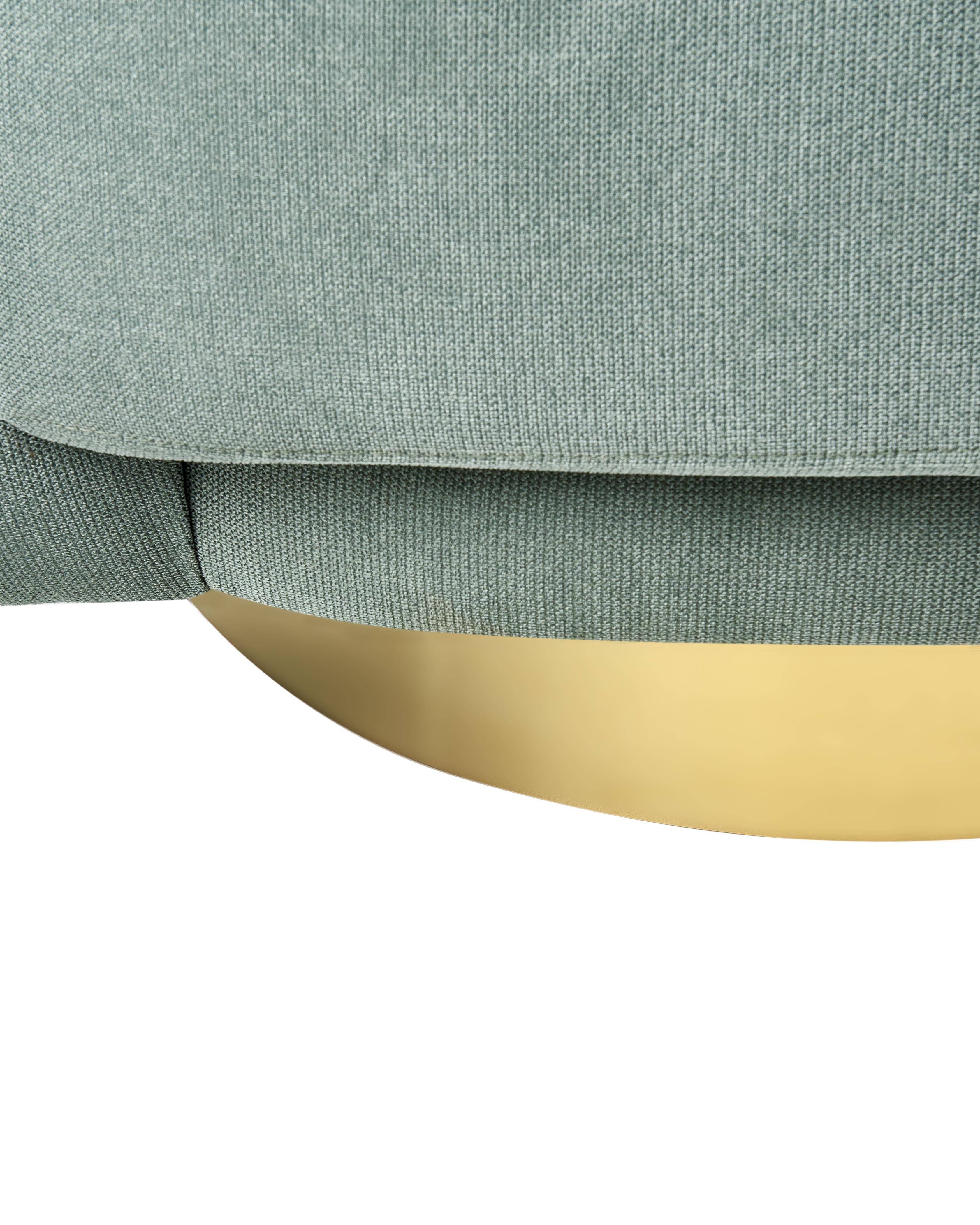 Fauteuil LEJRE Stof Lichtgroen